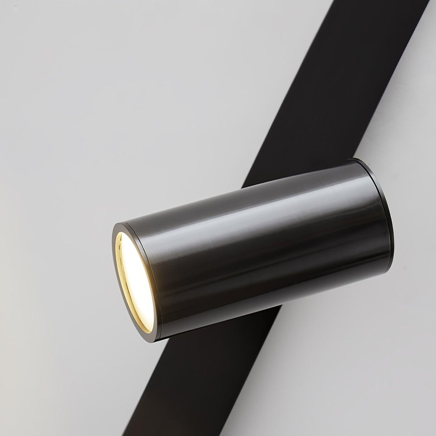 Long Arm Wall Light | Brass & Glass | White
