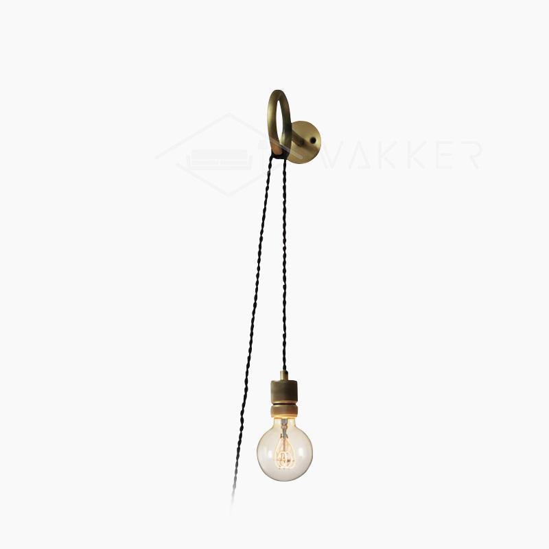 Loop Minimalist Wall Light | Metal & Glass | Copper