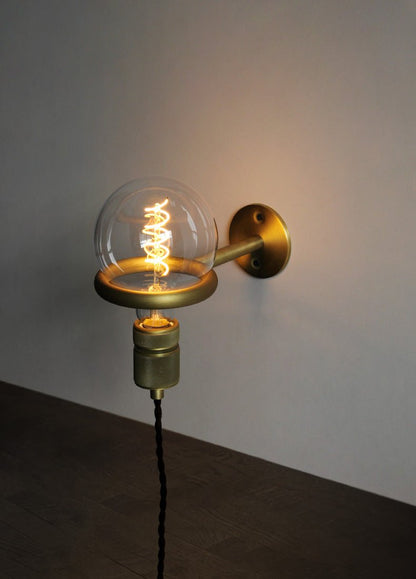 Loop Minimalist Wall Light | Metal & Glass | Copper