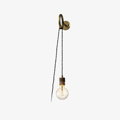 Loop Minimalist Wall Light | Metal & Glass | Copper