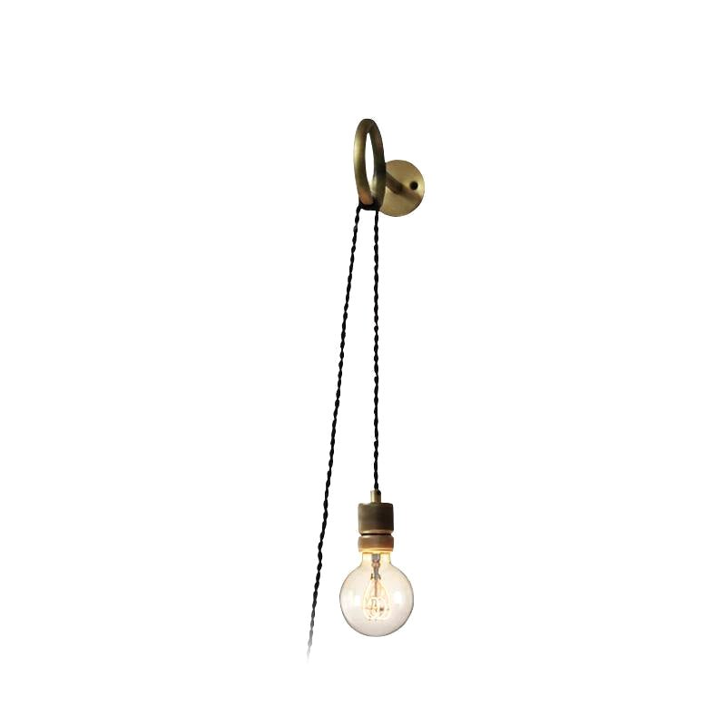 Loop Minimalist Wall Light | Metal & Glass | Copper