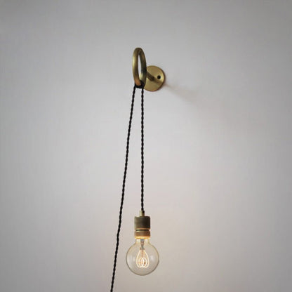 Loop Minimalist Wall Light | Metal & Glass | Copper