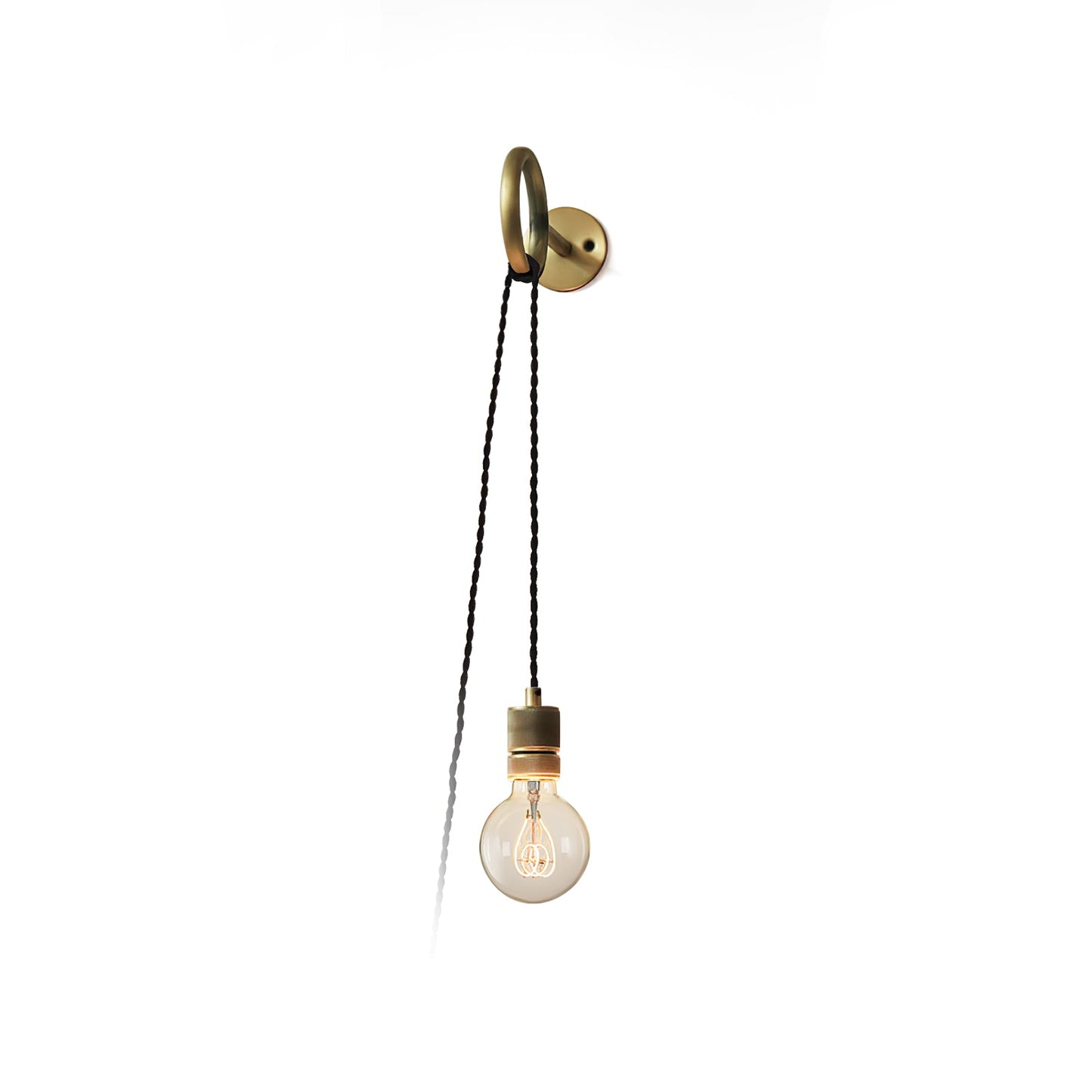 Loop Minimalist Wall Light | Metal & Glass | Copper