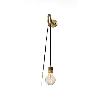 Loop Minimalist Wall Light | Metal & Glass | Copper