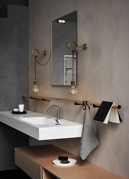 Loop Minimalist Wall Light | Metal & Glass | Copper