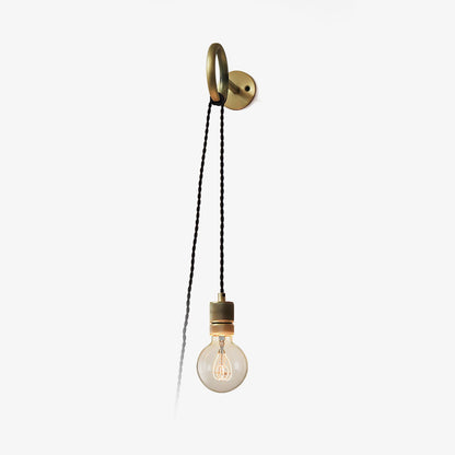 Loop Minimalist Wall Light | Metal & Glass | Copper