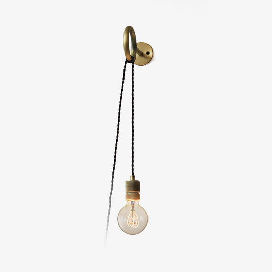 Loop Minimalist Wall Light | Metal & Glass | Copper