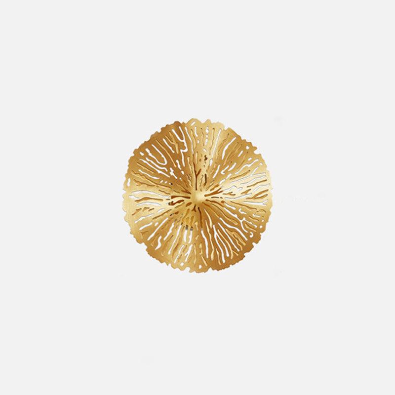 Lotus Leaf Wall Sconce | Brass | Gilded