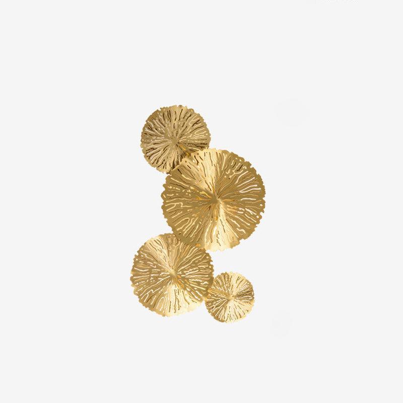 Lotus Leaf Wall Sconce | Brass | Gilded