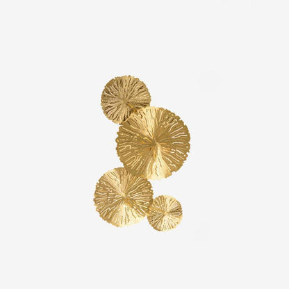 Lotus Leaf Wall Sconce | Brass | Gilded