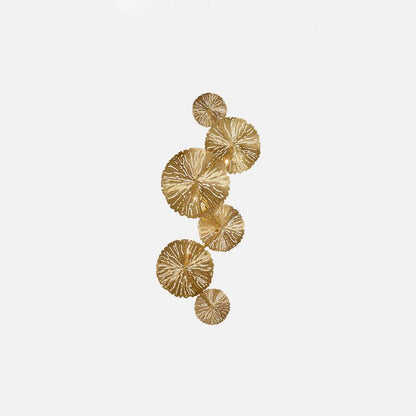 Lotus Leaf Wall Sconce | Brass | Gilded