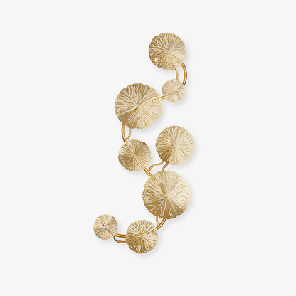 Lotus Leaf Wall Sconce | Brass | Gilded