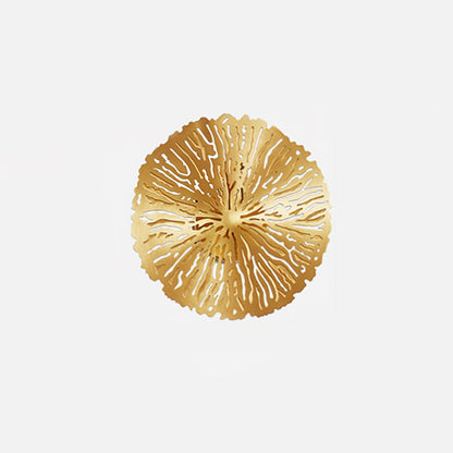 Lotus Leaf Wall Sconce | Brass | Gilded