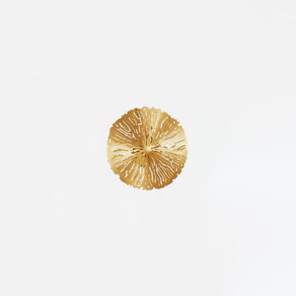 Lotus Leaf Wall Sconce | Brass | Gilded