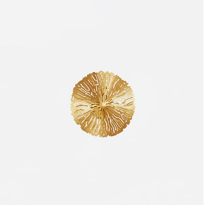 Lotus Leaf Wall Sconce | Brass | Gilded