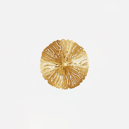 Lotus Leaf Wall Sconce | Brass | Gilded