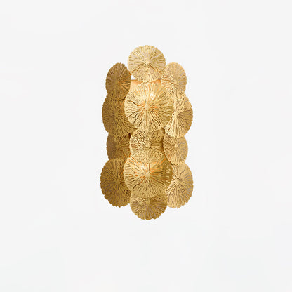 Lotus Leaf Wall Sconce | Brass | Gilded