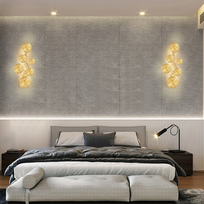 Lotus Leaf Wall Sconce | Brass | Gilded