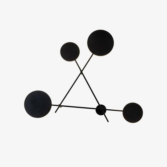 Lride Wall Lamp | Metal, Iron, Acrylic | Black, Gray + Black