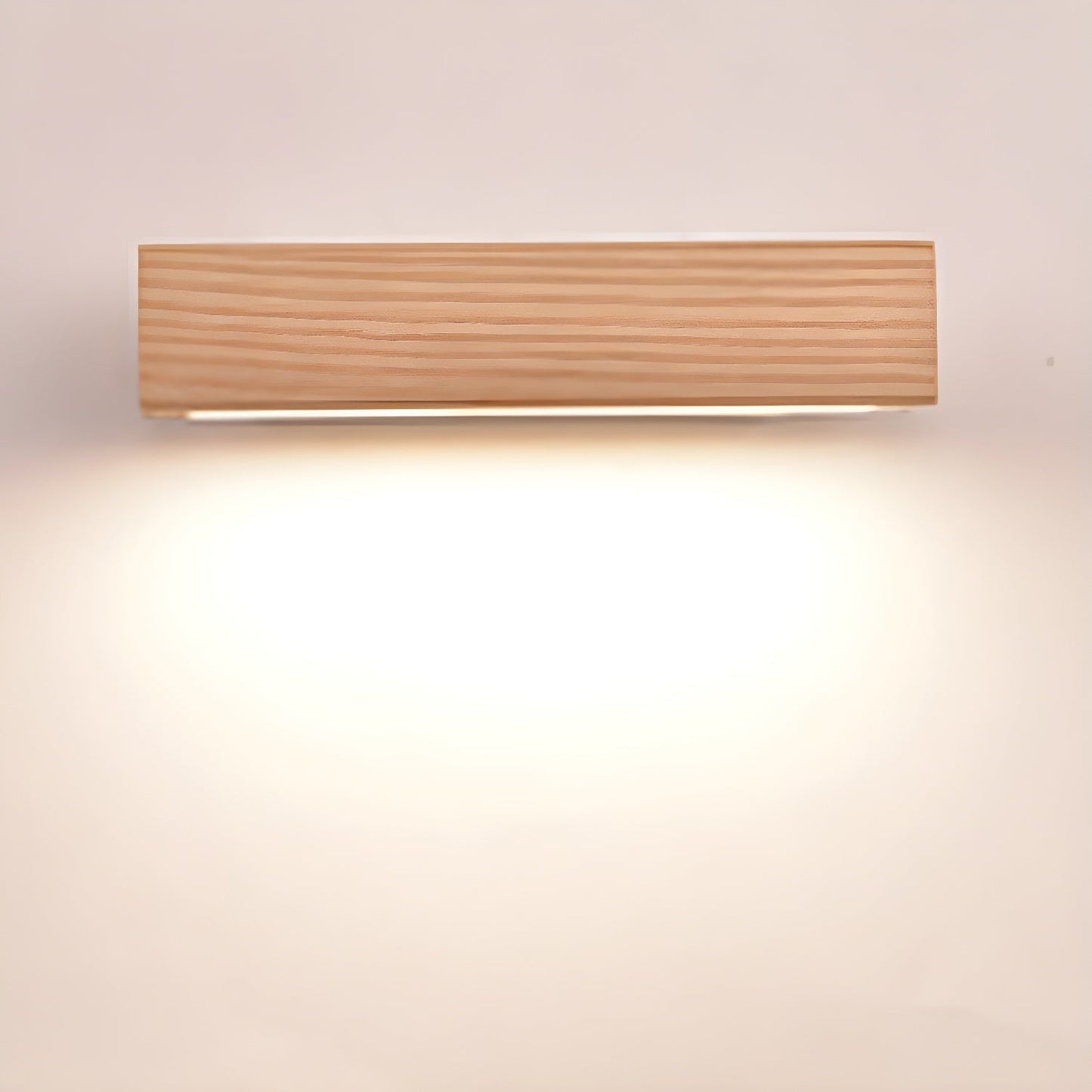 Luca Angle Wall Light | Modern Wood LED | White