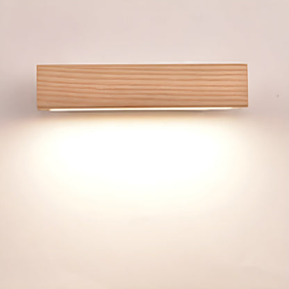 Luca Angle Wall Light | Modern Wood LED | White