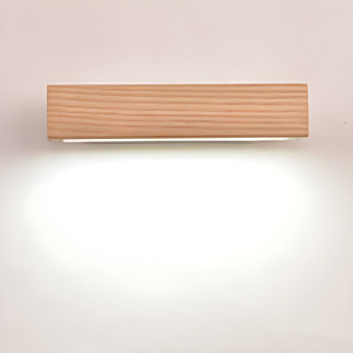 Luca Angle Wall Light | Modern Wood LED | White