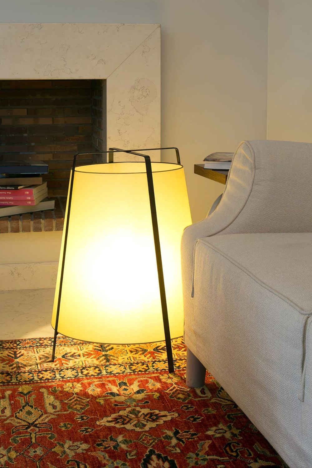 Luca Soft Glow Table Lamp | Fabric Shade | Black