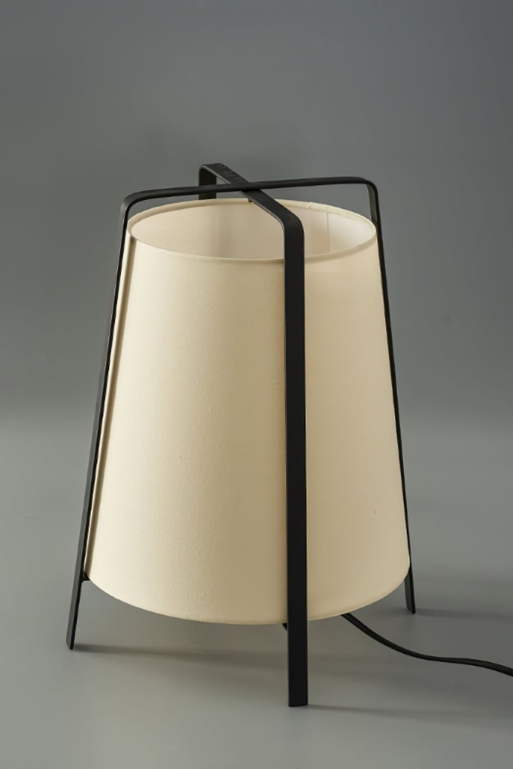 Luca Soft Glow Table Lamp | Fabric Shade | Black