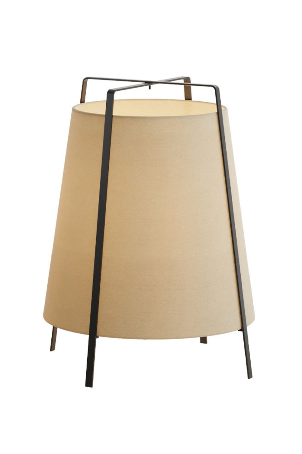Luca Soft Glow Table Lamp | Fabric Shade | Black