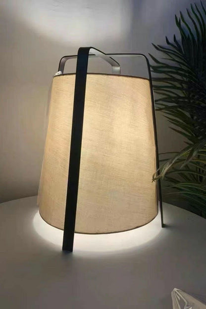 Luca Soft Glow Table Lamp | Fabric Shade | Black