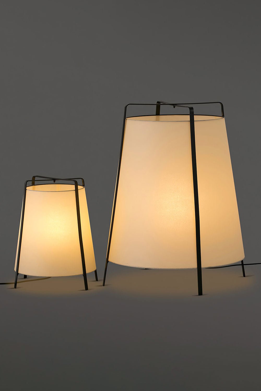 Luca Soft Glow Table Lamp | Fabric Shade | Black