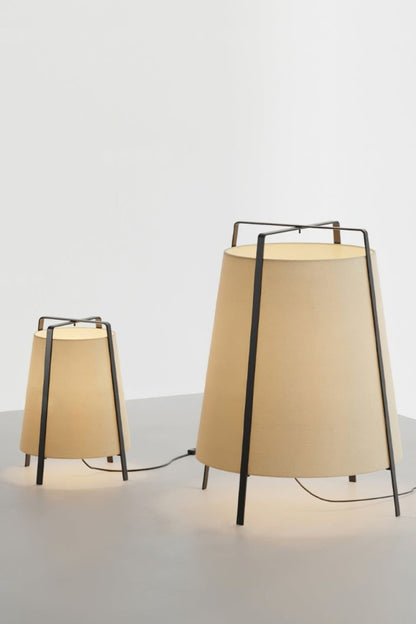 Luca Soft Glow Table Lamp | Fabric Shade | Black