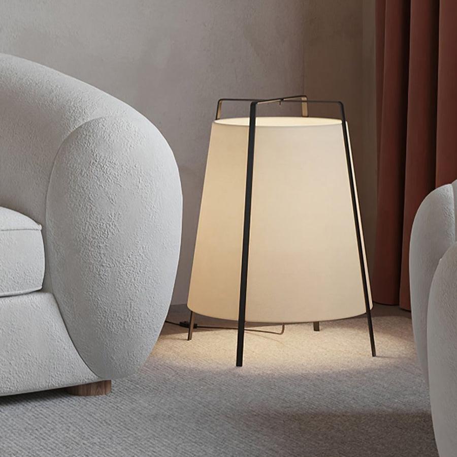 Luca Soft Glow Table Lamp | Fabric Shade | Black