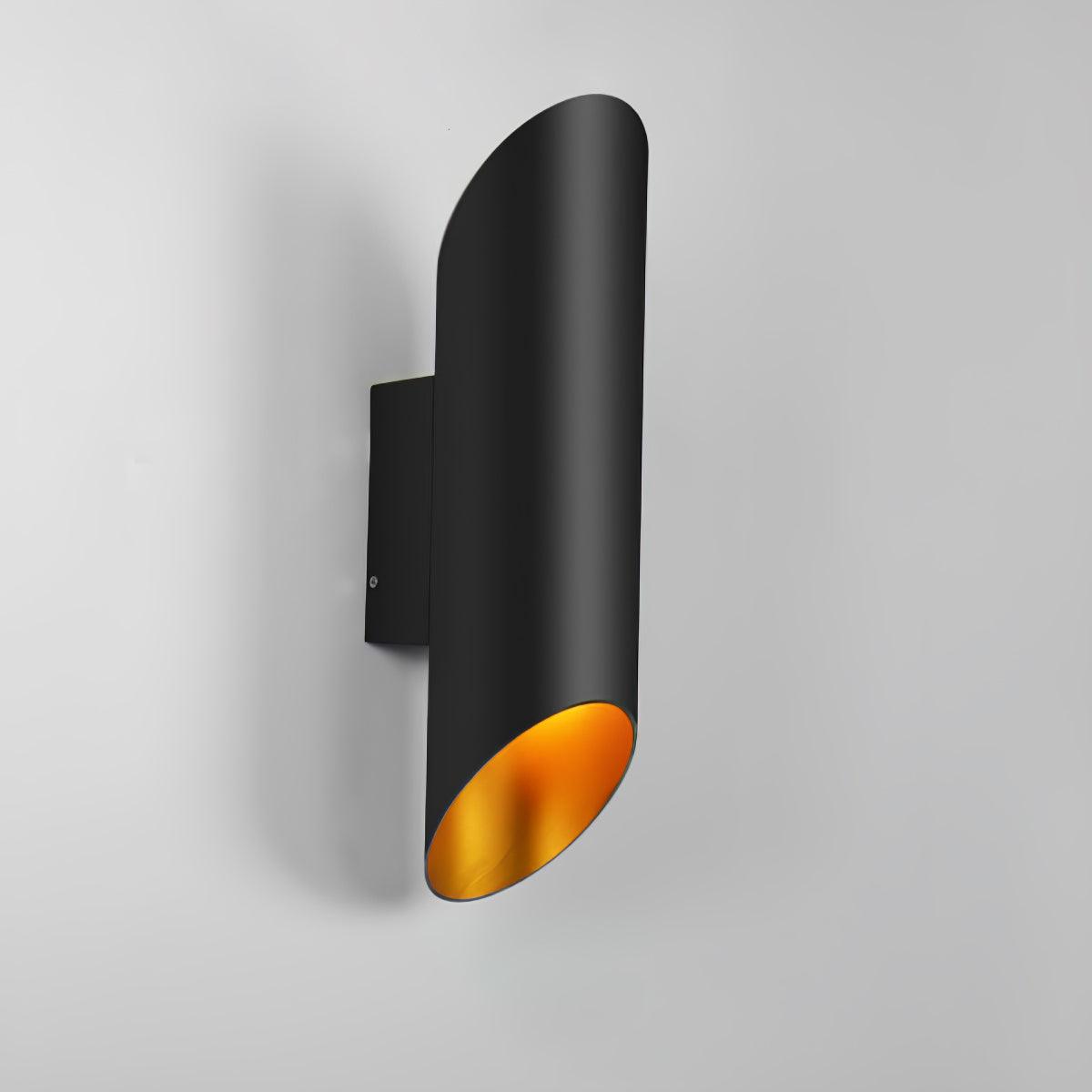 Lucide Quirijn Wall Lamp | Metal & Aluminum | Black & Gold