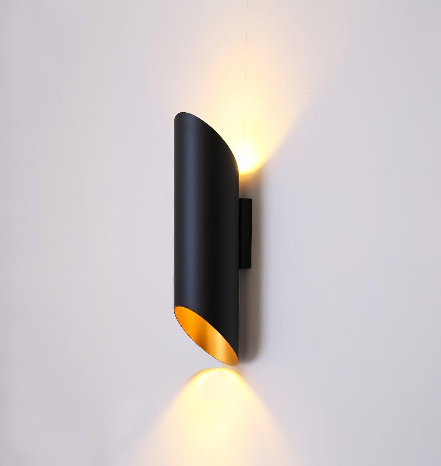Lucide Quirijn Wall Lamp | Metal & Aluminum | Black & Gold