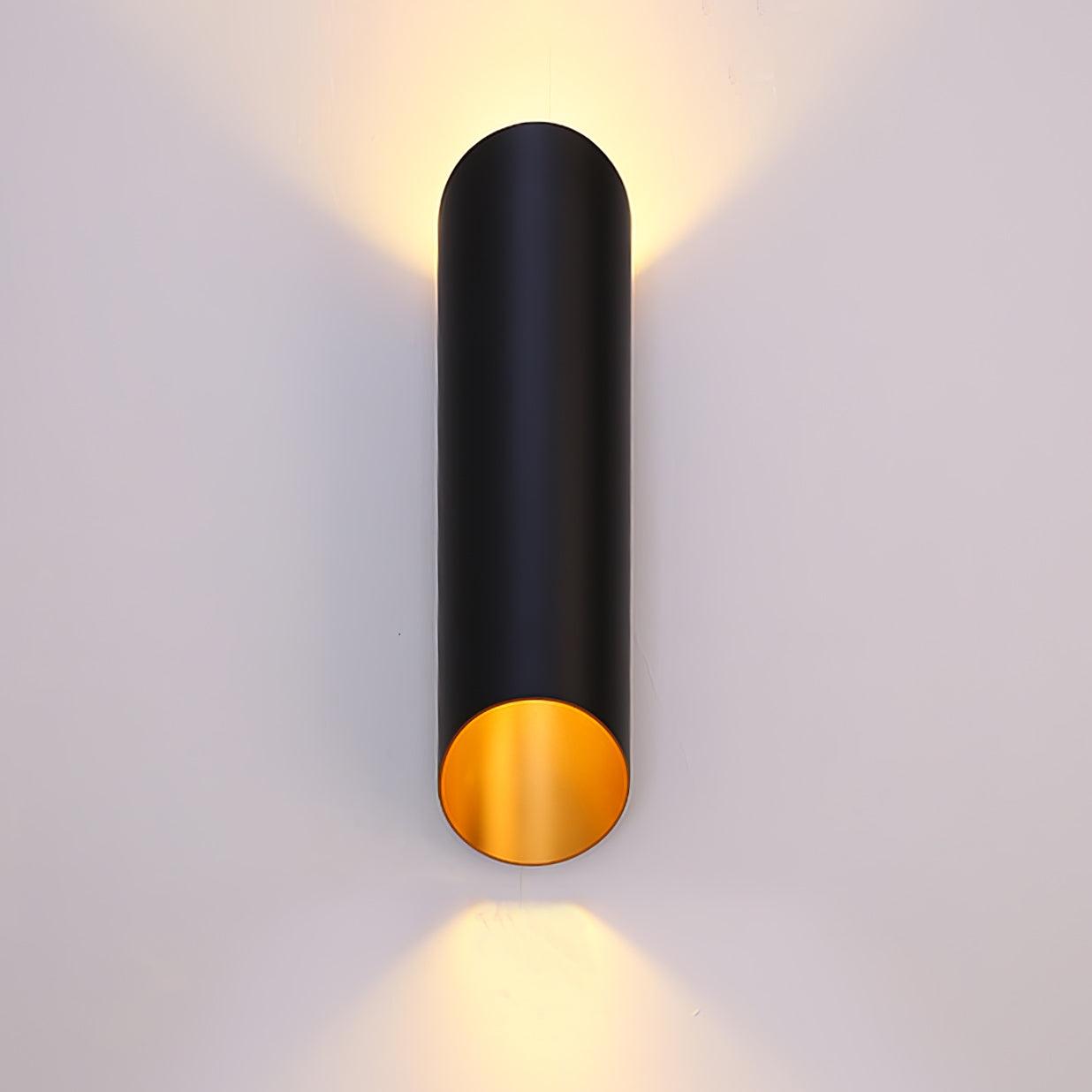 Lucide Quirijn Wall Lamp | Metal & Aluminum | Black & Gold