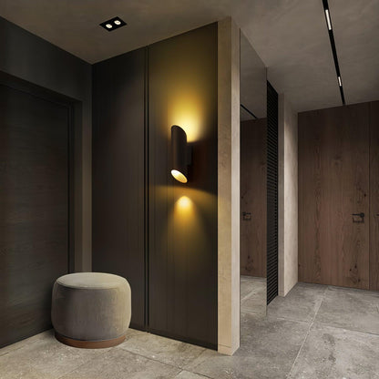 Lucide Quirijn Wall Lamp | Metal & Aluminum | Black & Gold