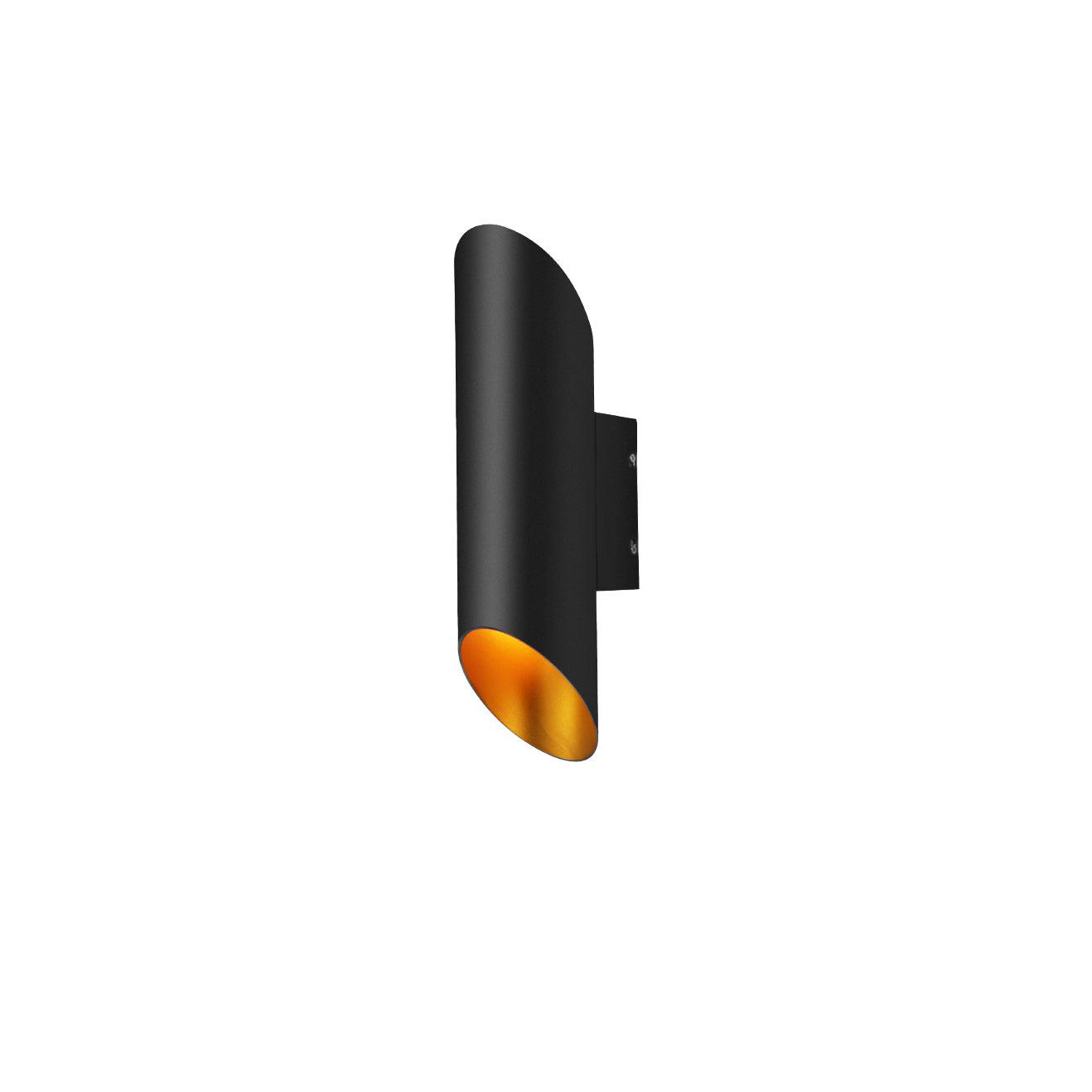 Lucide Quirijn Wall Lamp | Metal & Aluminum | Black & Gold