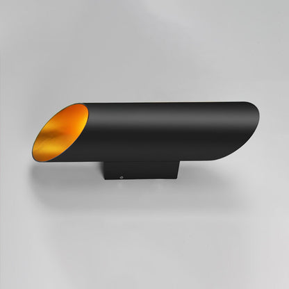 Lucide Quirijn Wall Lamp | Metal & Aluminum | Black & Gold