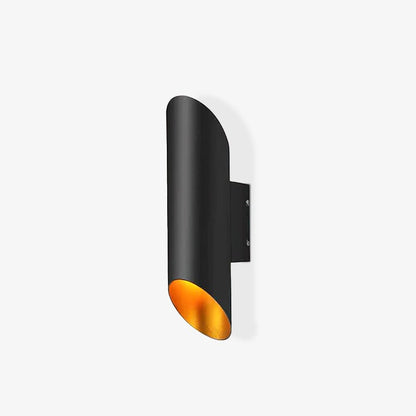 Lucide Quirijn Wall Lamp | Metal & Aluminum | Black & Gold