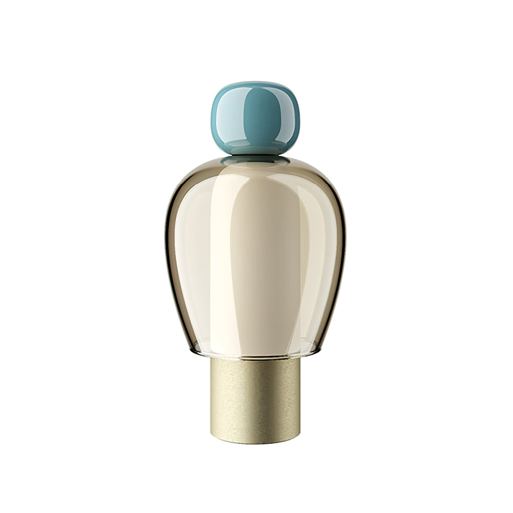 Lumina Joy Table Lamp | Metal & Glass | Blue, Pink, Green, Brown