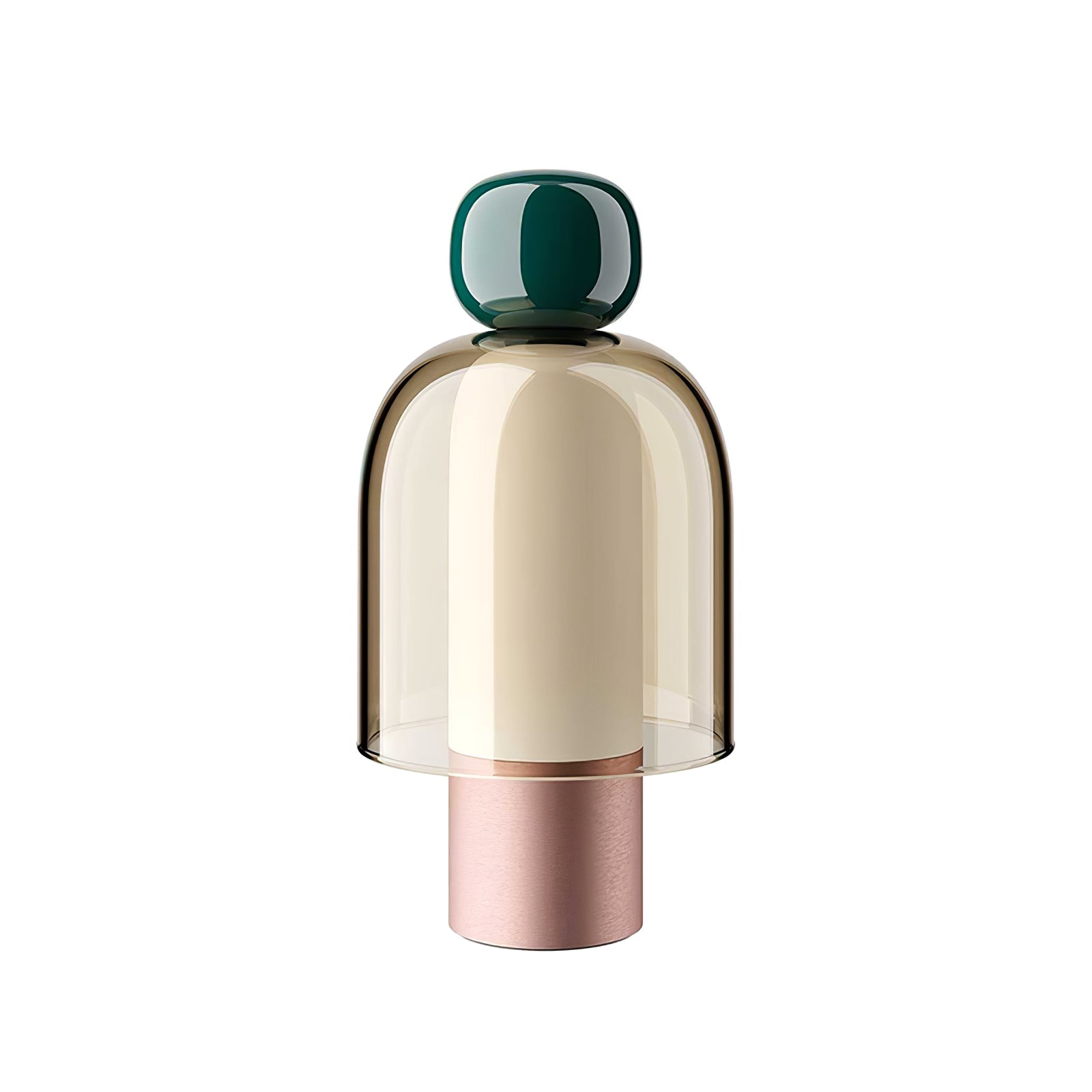 Lumina Joy Table Lamp | Metal & Glass | Blue, Pink, Green, Brown