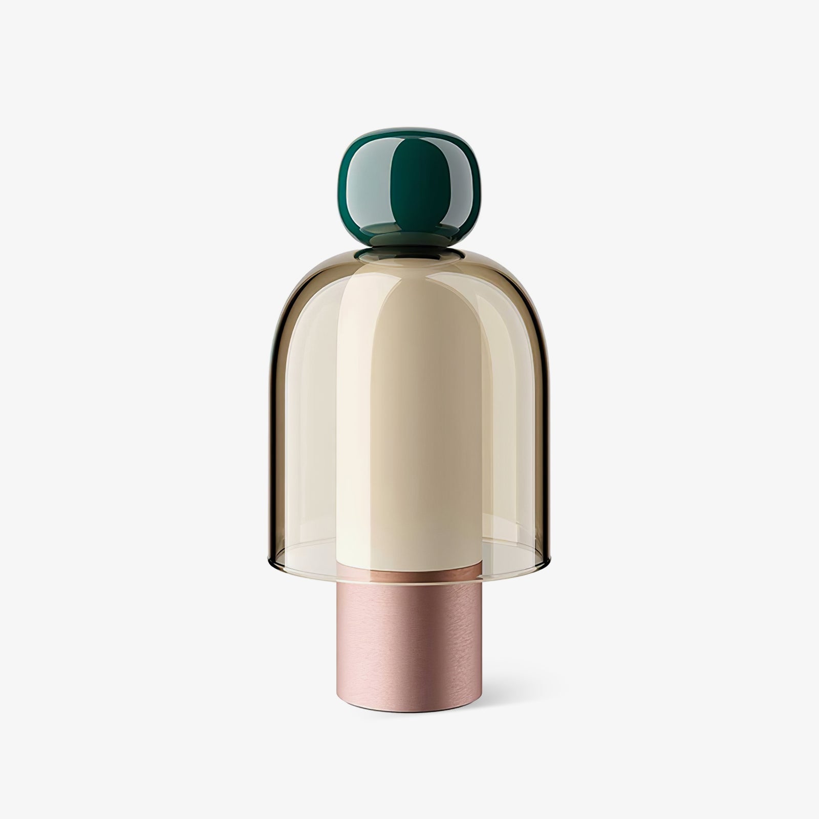 Lumina Joy Table Lamp | Metal & Glass | Blue, Pink, Green, Brown