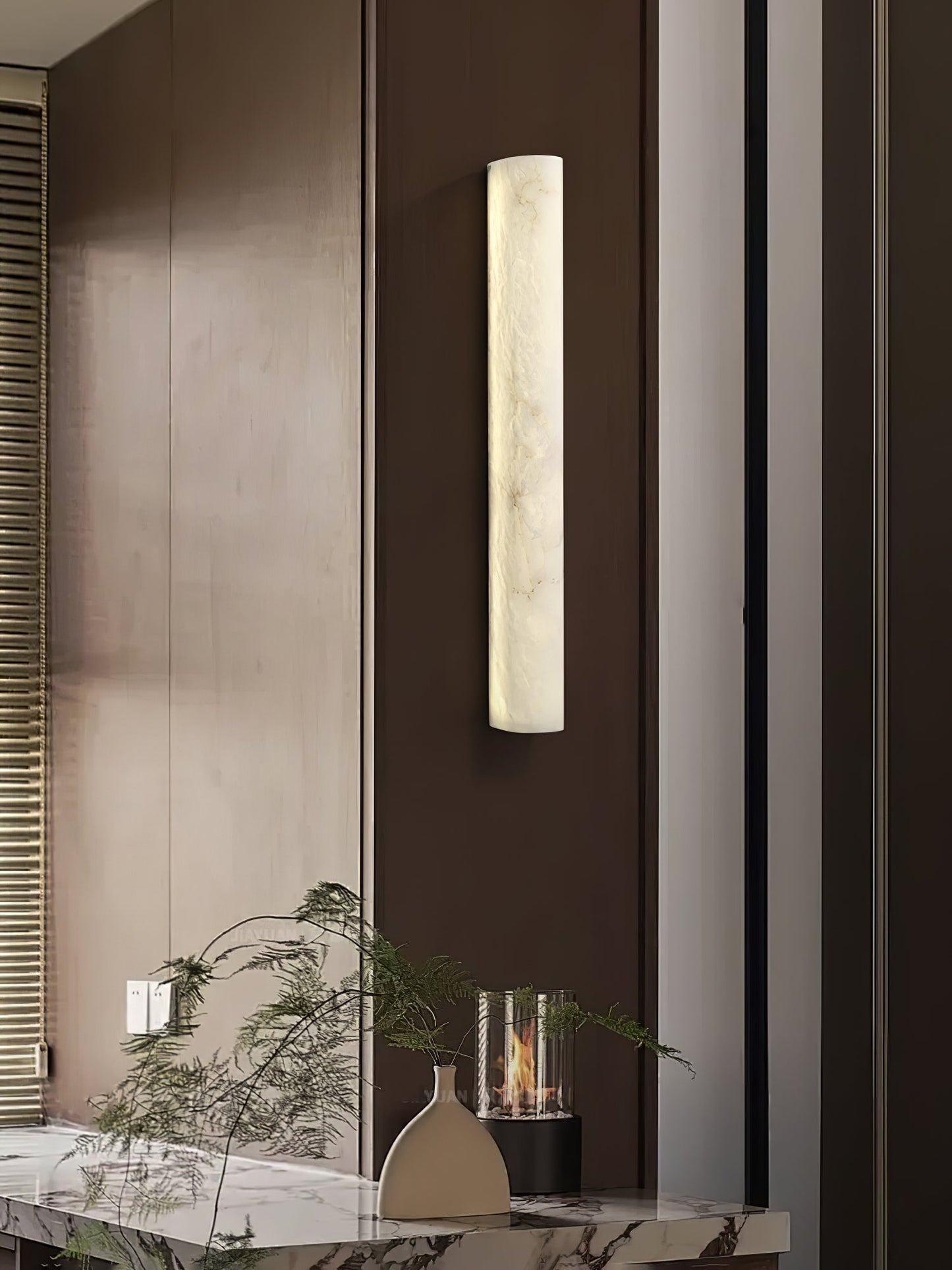 Luminara Wall Sconce | Alabaster | White