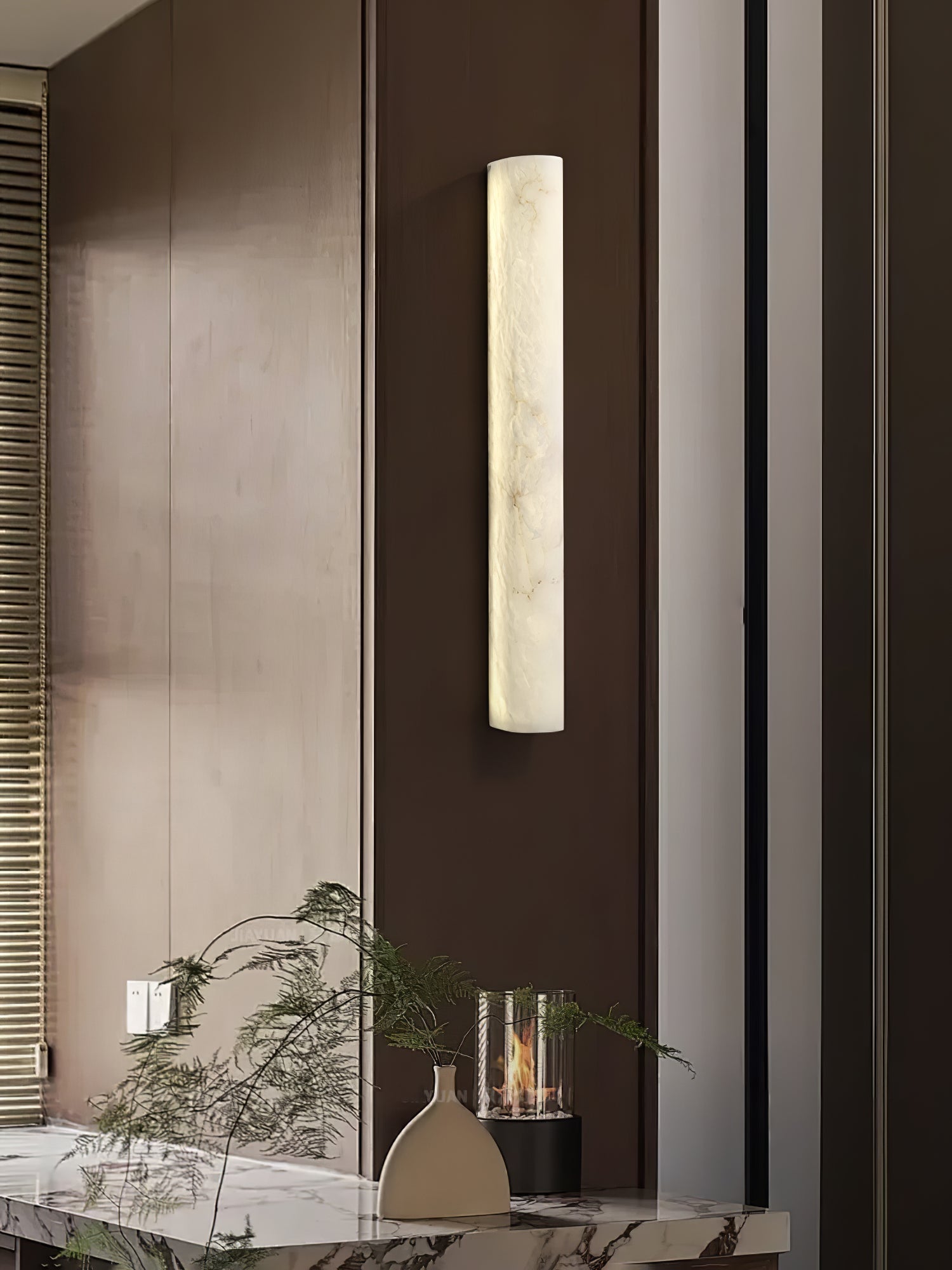 Luminara Wall Sconce | Alabaster | White
