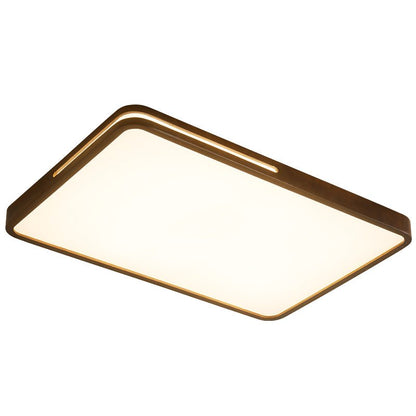 Lumis Halo Ceiling Light | Modern LED | Walnut Wood, White
