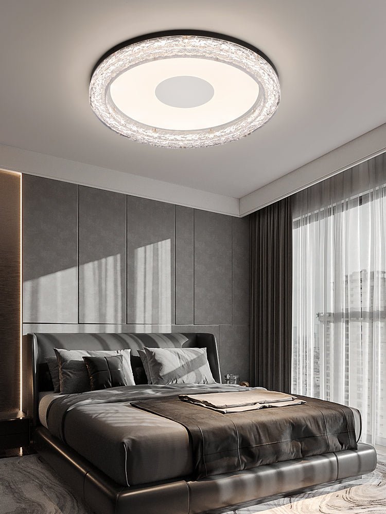 Lumora Resin Ceiling Light | Resin & Metal | Gold, Black, Clear