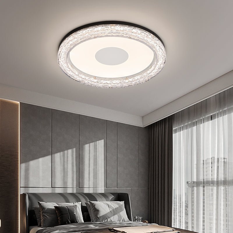 Lumora Resin Ceiling Light | Resin & Metal | Gold, Black, Clear