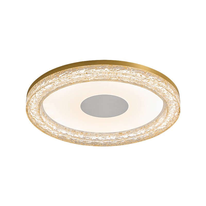 Lumora Resin Ceiling Light | Resin & Metal | Gold, Black, Clear
