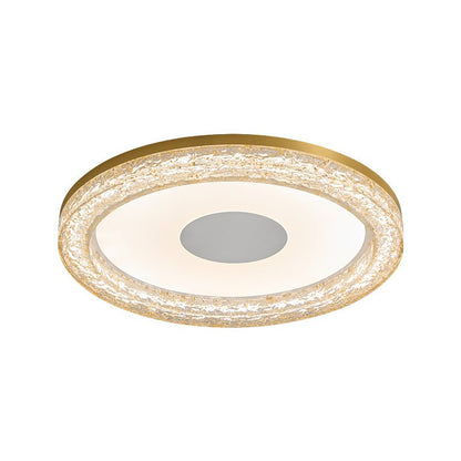 Lumora Resin Ceiling Light | Resin & Metal | Gold, Black, Clear